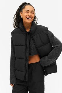 Утепленный жилет женский Monki 0992914001 черный XL (доставка из-за рубежа)