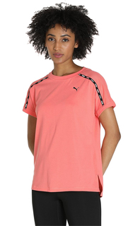 Футболка женская PUMA Train Logo Boyfriend Tee розовая S