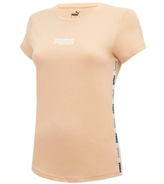 Футболка женская PUMA Tape Tee Women бежевая L