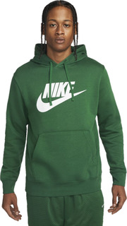 Свитшот мужской Nike M Sportswear Club Fleece Graphic Pullover Hoodie зеленый S