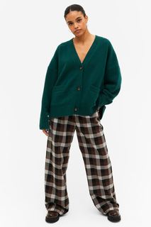 Кардиган женский Monki 1085699002 зеленый XS (доставка из-за рубежа)