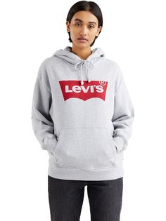 Худи женское Levis 18487-0020 серое M Levis®