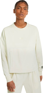 Свитшот женский PUMA Ferrari Style Wmn Sweat Crew Neck бежевый XS