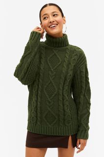 Свитер женский Monki 1134406001 зеленый XS (доставка из-за рубежа)