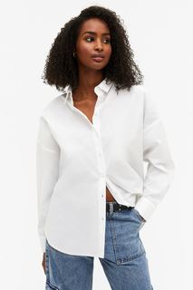 Рубашка женская Monki 1036016010 белая XS (доставка из-за рубежа)