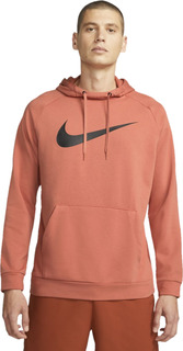 Худи мужское Nike M Dri-FIT Pullover Training Hoodie оранжевое L