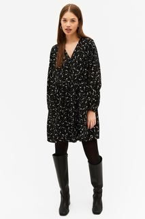 Платье женское Monki 0947019027 черное 2XL (доставка из-за рубежа)
