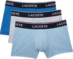 Комплект трусов мужских Lacoste Pack Of 3 Casual Black Trunks разноцветных XL