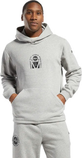 Худи мужское Reebok HS7007 серое M