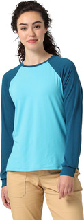 Лонгслив женский Wrangler Women Ls Performance Tee Moroccan Blue синий XS