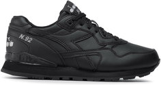 Кроссовки унисекс Diadora N.92 L черные 8 UK