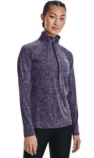 Свитшот женский Under Armour Tech 1/2 Zip - Twist фиолетовый XL