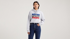 Худи женское Levis 18487-0059 серое S Levis®