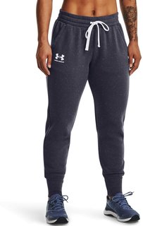 Спортивные брюки женские Under Armour Rival Fleece Joggers серые 42-44