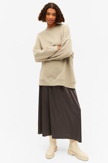 Свитшот женский Monki 1007842051 бежевый XS (доставка из-за рубежа)