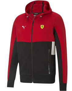 Толстовка мужская PUMA Ferrari Race Hooded Sweat Jacket красная L