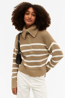 Свитер женский Monki 1075206011 бежевый XS (доставка из-за рубежа)