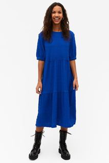 Платье женское Monki 1085459006 голубое L (доставка из-за рубежа)