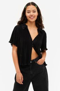 Блуза женская Monki 1071558003 черная XS (доставка из-за рубежа)