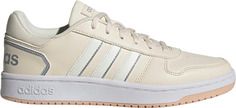 Кеды женские Adidas Hoops 2.0 бежевые 6 UK