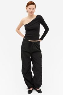 Брюки женские Monki 1132247003 черные 36 (доставка из-за рубежа)
