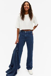 Джинсы женские Monki 1139568002 синие 24 (доставка из-за рубежа)