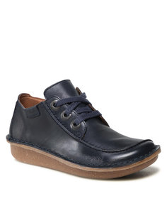 Полуботинки женские Clarks Funny Dream 261668184 синие 37.5 EU