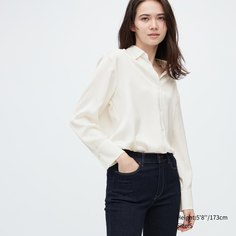 Рубашка женская UNIQLO 458834COL01 белая M (доставка из-за рубежа)