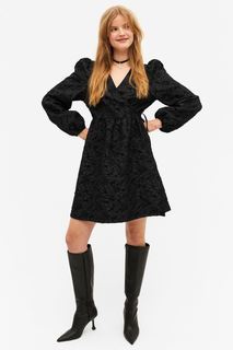 Платье женское Monki 1103040001 черное 2XL (доставка из-за рубежа)