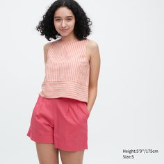 Топ женский UNIQLO 457953COL21 оранжевый XL (доставка из-за рубежа)
