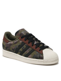 Кроссовки Superstar HQ8866 adidas хаки 40,5 EU