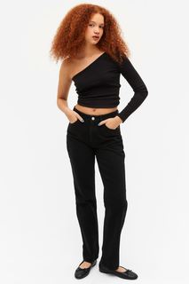 Джинсы женские Monki 1139015005 черные 27/32 (доставка из-за рубежа)