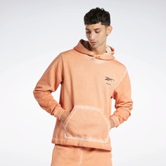 Худи мужское Reebok BB BASKETBALL BI-DYE HOOD оранжевое M