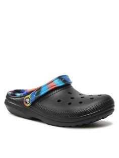 Сабо Classic Lined Spray Dye Clog 208045 Crocs Черный 36,5 EU