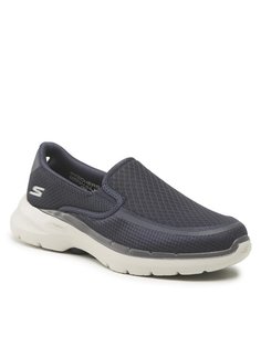 Слипоны Go Walk 6 216200/NVY Skechers синий 44,5 EU