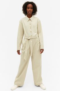 Комбинезон женский Monki 1108572001 бежевый XS (доставка из-за рубежа)