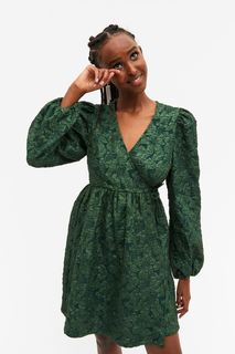 Платье женское Monki 1103040006 зеленое XL (доставка из-за рубежа)