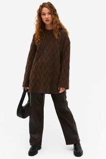 Джемпер женский Monki 1103120002 коричневый XL (доставка из-за рубежа)