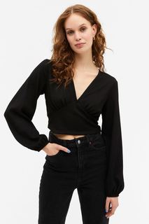 Блуза женская Monki 0985594001 черная S (доставка из-за рубежа)