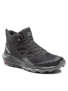 Ботинки для треккинга OUTpulse Mid Gtx GORE-TEX 415888 27 V0 Salomon Черный 44 EU