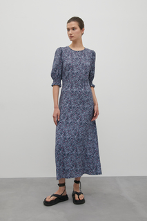 Платье женское Finn Flare FSD110183 голубое XL