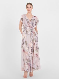Платье женское Lo 3232020 розовое 42 RU