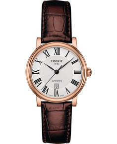 Наручные часы женские Tissot T1222073603300 коричневые