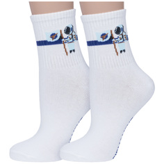 Комплект носков унисекс Hobby Line 2-801У белых one size