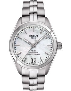 Наручные часы женские Tissot T1012081111100 серебристые