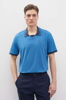 Футболка мужская Finn Flare FBD210122 синяя XL