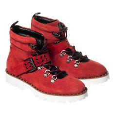 Ботинки женские Bugatti Magic 43180830-1469 красные 37 EU