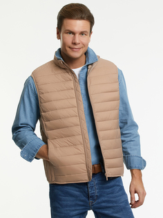 Утепленный жилет мужской oodji 1B811004M бежевый M