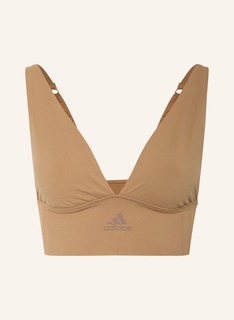 Топ женский Adidas 1001274167 коричневый XS