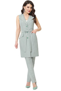 Костюм женский DSTrend Сити лайф зеленый 50 RU